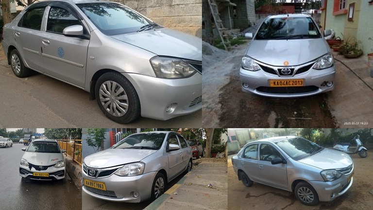 Etios rental for outstation from bangalore